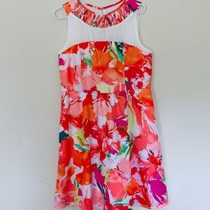 RABBIT RABBIT RABBIT FLORAL DRESS SIZE 16